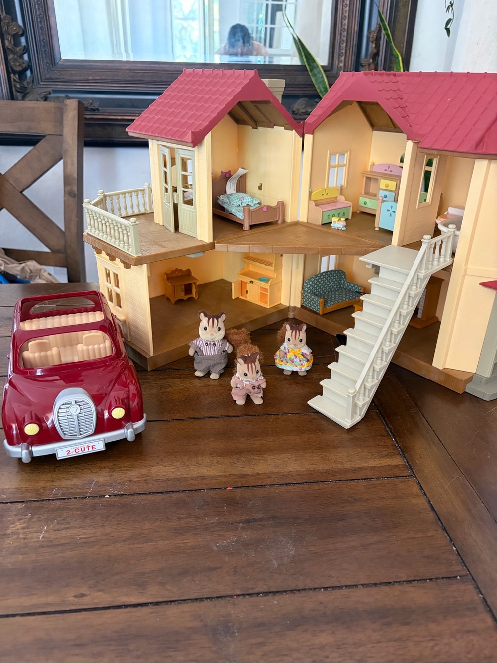 Calico Critter Vintage Red Roof Country Home
